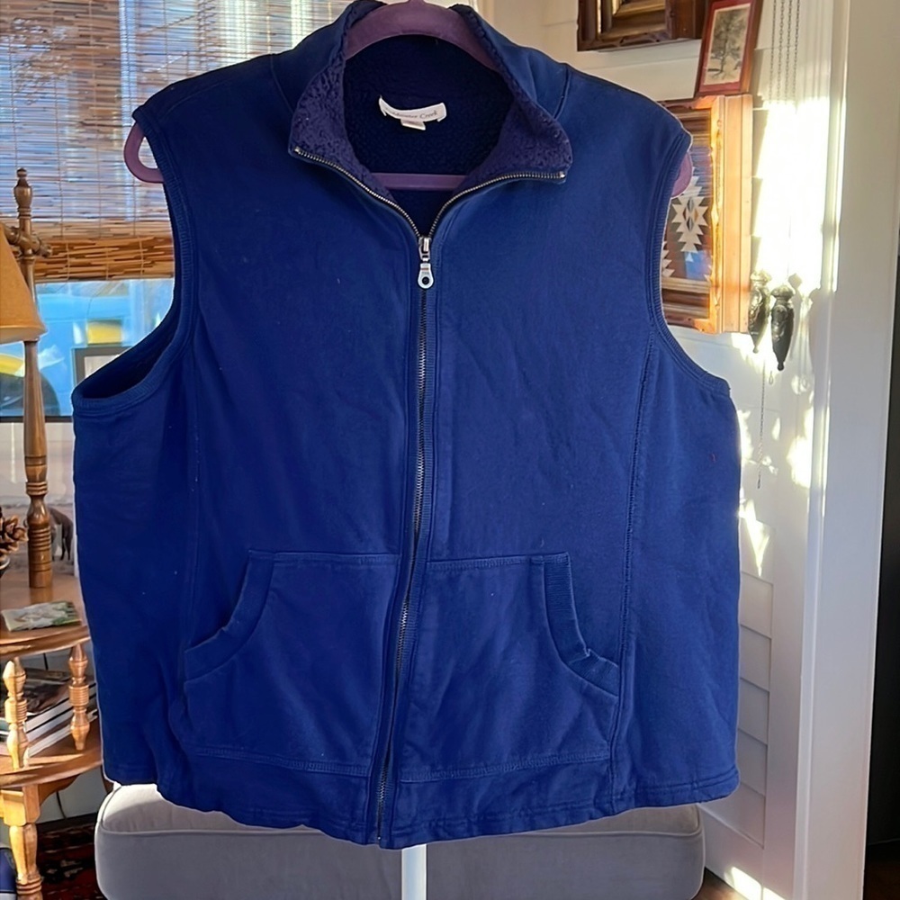 FLEECE lined Coldwater Creek vest